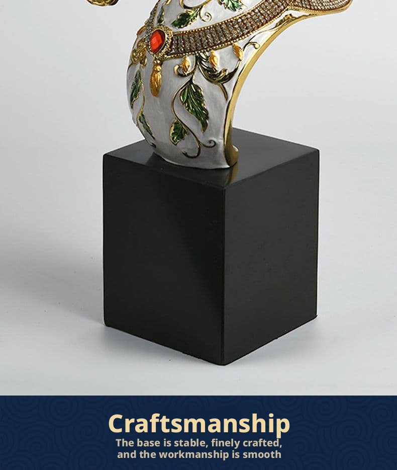 Enamel Horse Bust Ornament – Opulent & Vibrant Décor - Image 11