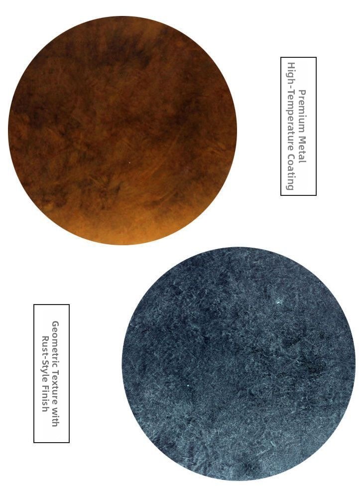 RUST-LIKE METAL ART ORNAMENT WITH MARBLE BASE - Image 6