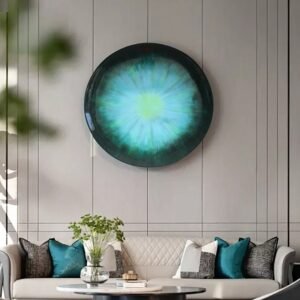 "ArtDoe" Modern Circular Wall Decor – Abstract Gradient Art Piece
