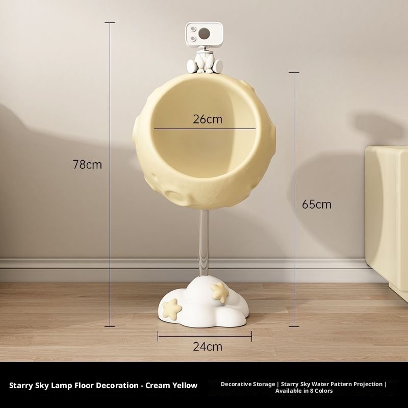 Starry Sky Night Light Floor Ornament : Dreamy Decor with Projection & Storage - Image 12