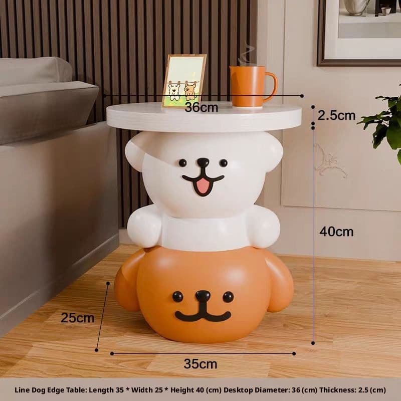Cartoon Dog Stacking Side Table: Sweet & Functional Decor - Image 9