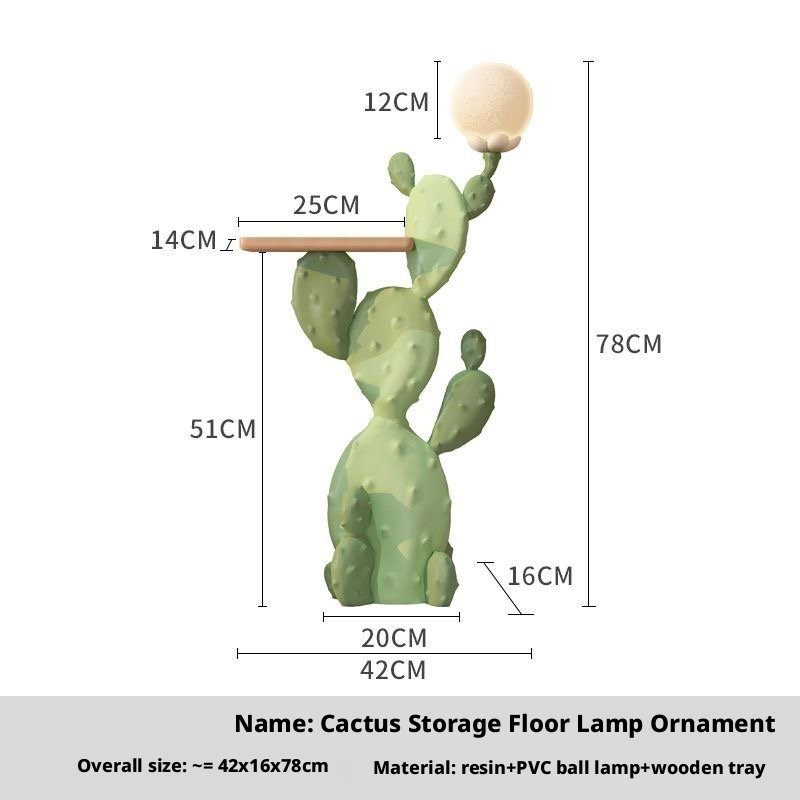 Cactus Shelving Lamp: Playful, Multi-Functional Decor - Image 12