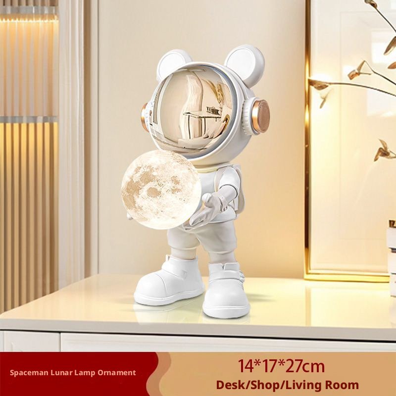COMMON LUXURY MOON ASTRONAUT LAMP ORNAMENT - Image 4