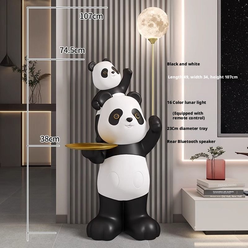 LIFE-SIZE PANDA SCULPTURE IN MODERN LIVING - Image 8