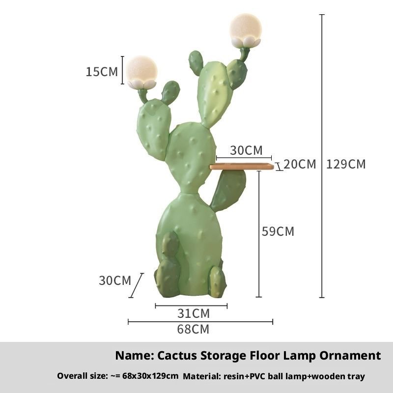 Cactus Shelving Lamp: Playful, Multi-Functional Decor - Image 11