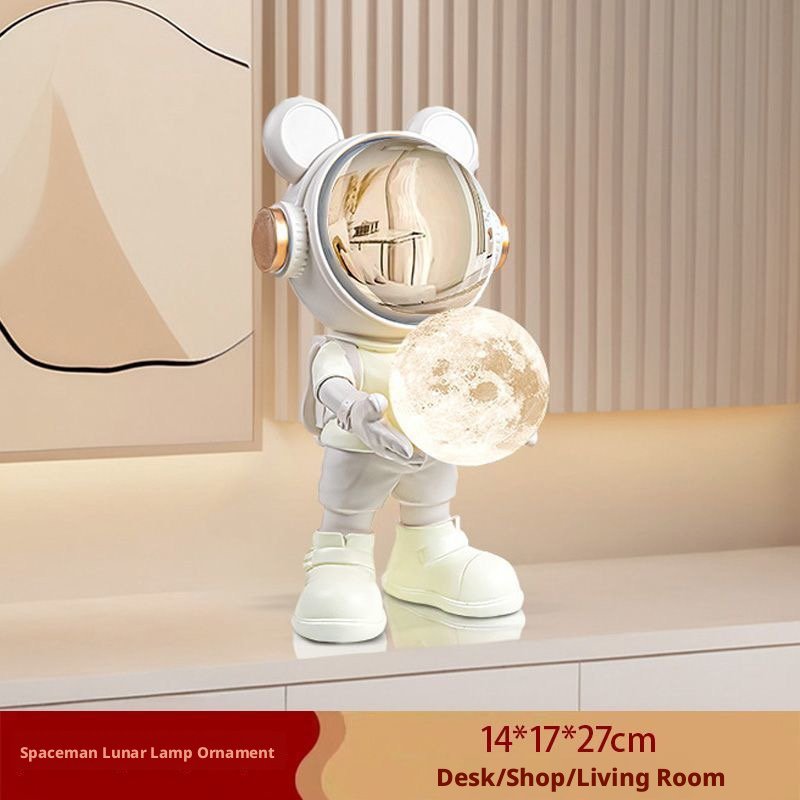 COMMON LUXURY MOON ASTRONAUT LAMP ORNAMENT - Image 5