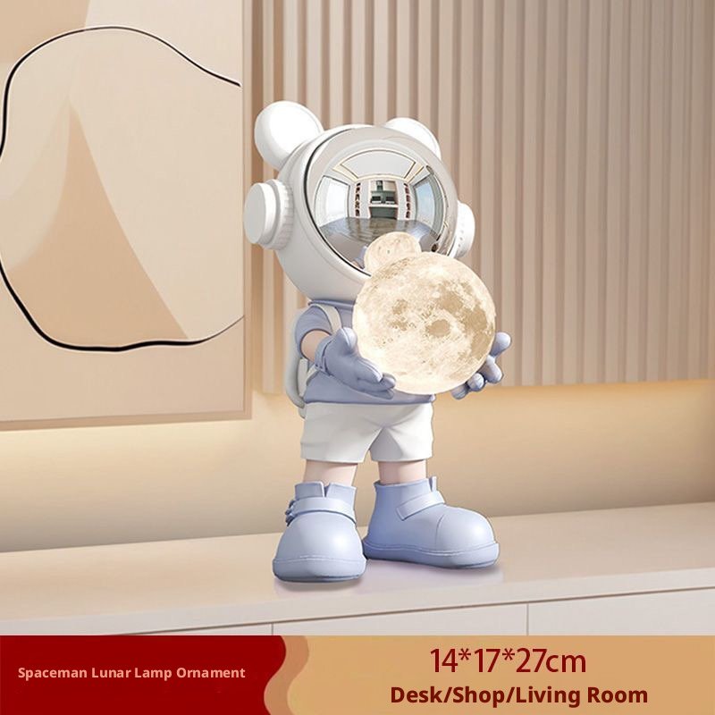 COMMON LUXURY MOON ASTRONAUT LAMP ORNAMENT - Image 6