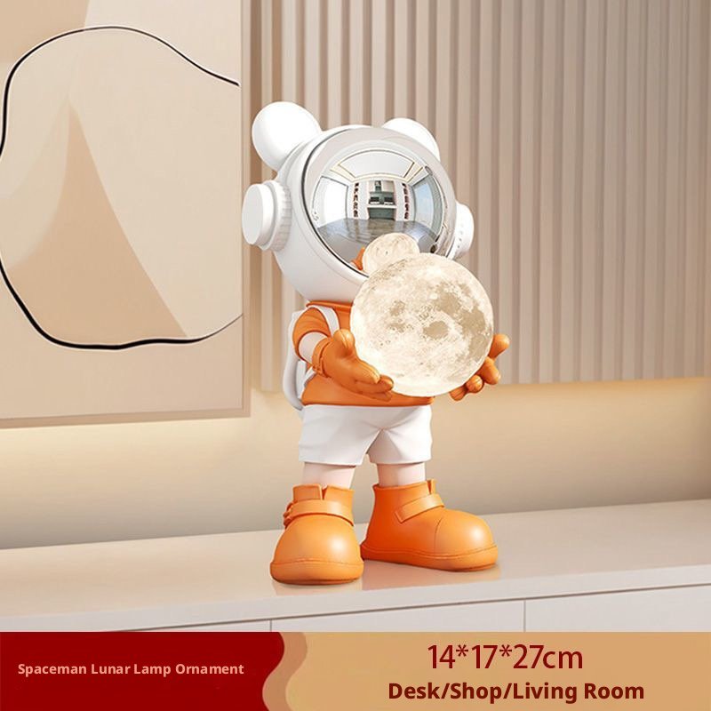 COMMON LUXURY MOON ASTRONAUT LAMP ORNAMENT - Image 7