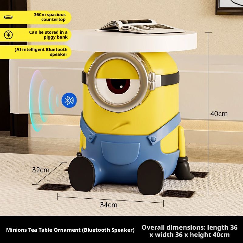 MINION SIDE TABLE WITH COIN BANK - Image 7