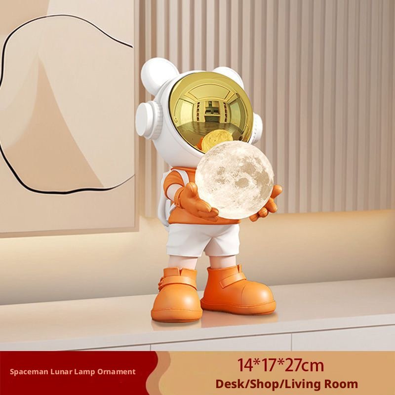 COMMON LUXURY MOON ASTRONAUT LAMP ORNAMENT - Image 9