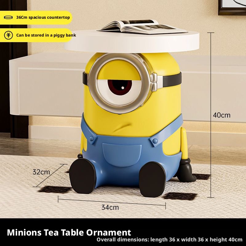 MINION SIDE TABLE WITH COIN BANK - Image 8
