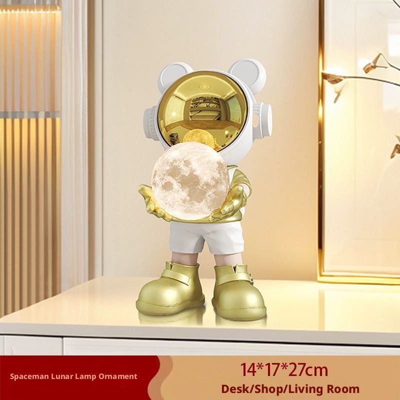 COMMON LUXURY MOON ASTRONAUT LAMP ORNAMENT - Image 10