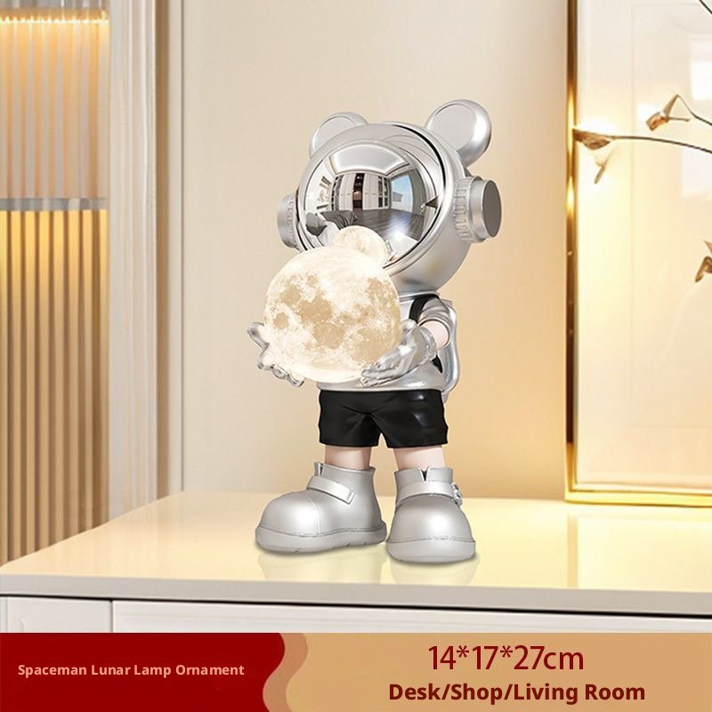 COMMON LUXURY MOON ASTRONAUT LAMP ORNAMENT - Image 11