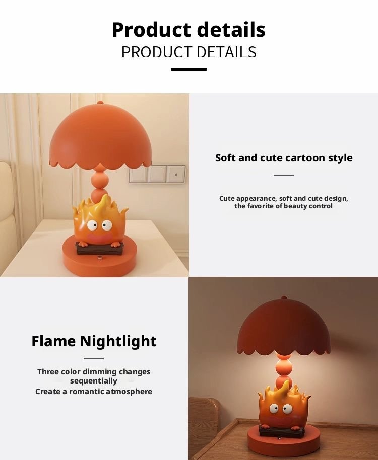Flame-shaped Night Light: Warm & Artistic Ambiance - Image 6