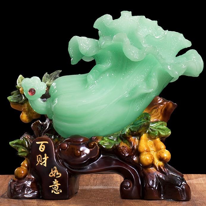 CHINESE FENGSHUI CABBAGE LUCKY ORNAMENT