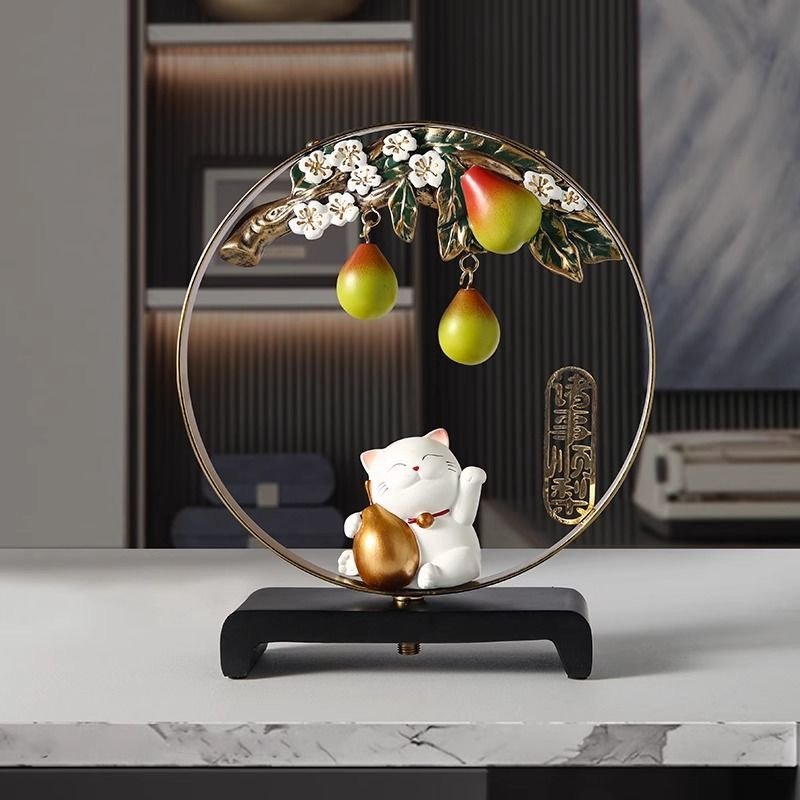 CAT WANT FRUITS TABLE ORNAMENT - Image 3