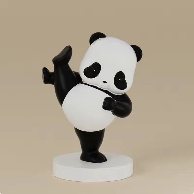 LIFE-SIZE PANDA SCULPTURE IN MODERN LIVING - Image 6