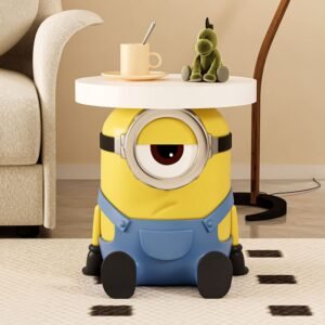 MINION SIDE TABLE WITH COIN BANK