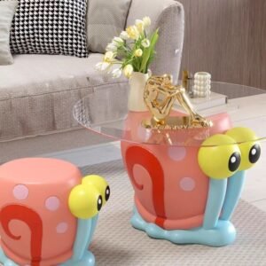 Playful Bikini Bottom Snail Furniture Set