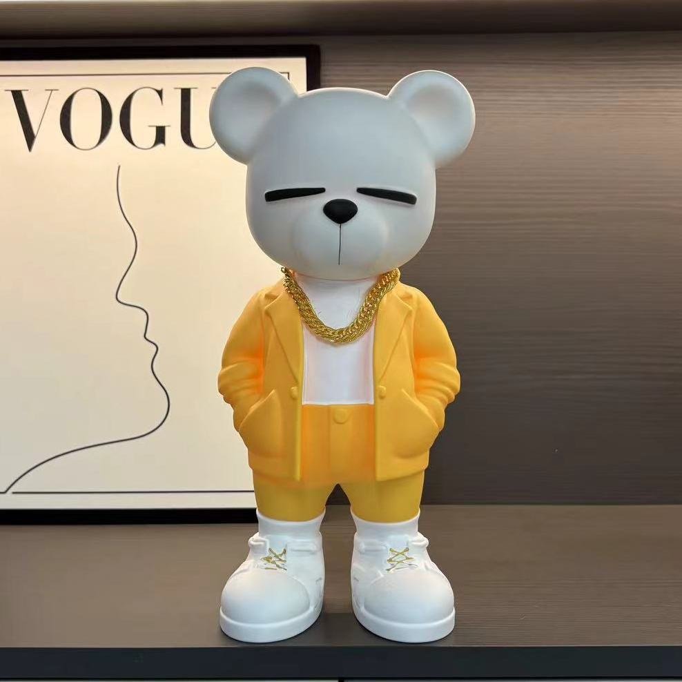5 Pieces of "Unicist" Chic Bear Figurines - Image 8