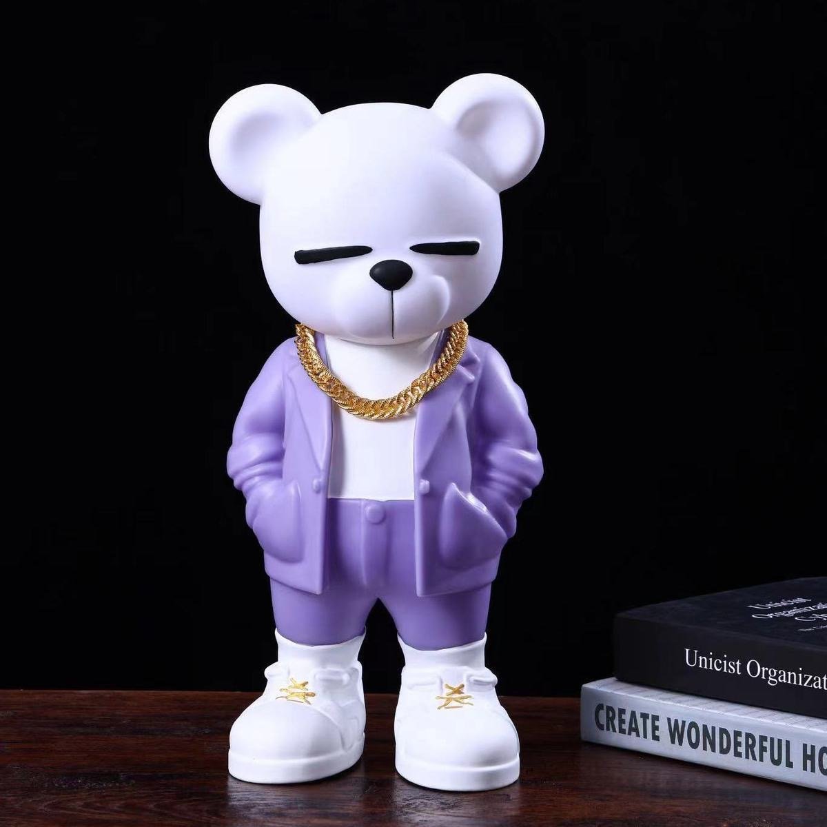 5 Pieces of "Unicist" Chic Bear Figurines - Image 3