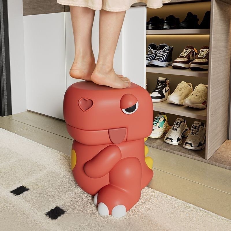 Dinosaur Shoe Changing Stool - Image 4