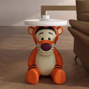 Tigger Inspired Side Table: Whimsical Decor for Disney Lovers
