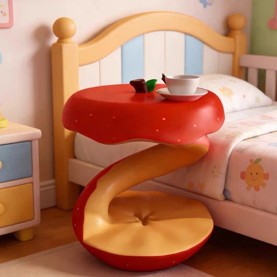 Apple Core Side Table: Modern & Whimsical Home Accent - Image 6