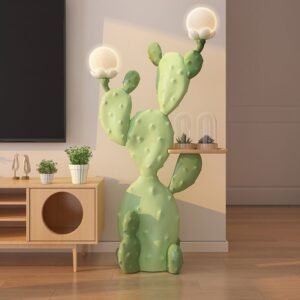 Cactus Shelving Lamp: Playful, Multi-Functional Decor