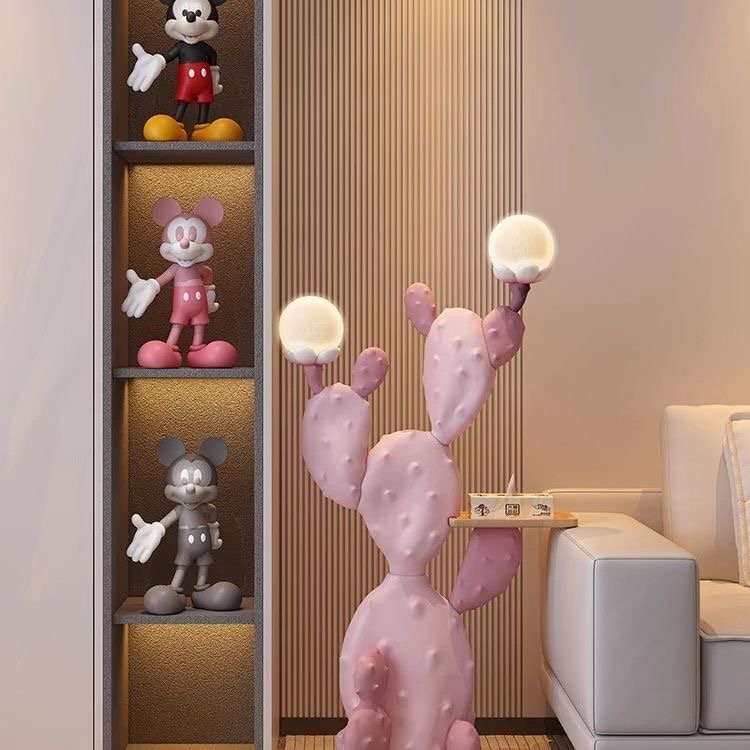 Cactus Shelving Lamp: Playful, Multi-Functional Decor - Image 7