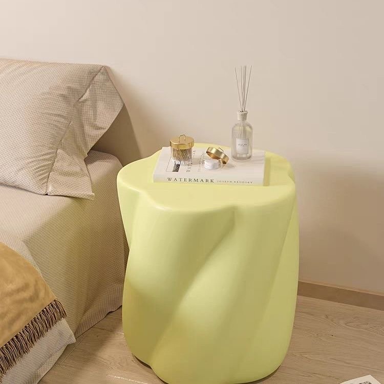 "Twist Hemp" Cotton Candy Side Table: A Cheerful Twist of Style & Function - Image 7