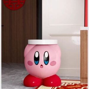 Kirby Shoe-Changing Stool: Adorable & Functional Pink Poppable Seat