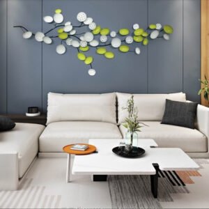 "Harmony" Floral Motif 3D Metal Wall Art