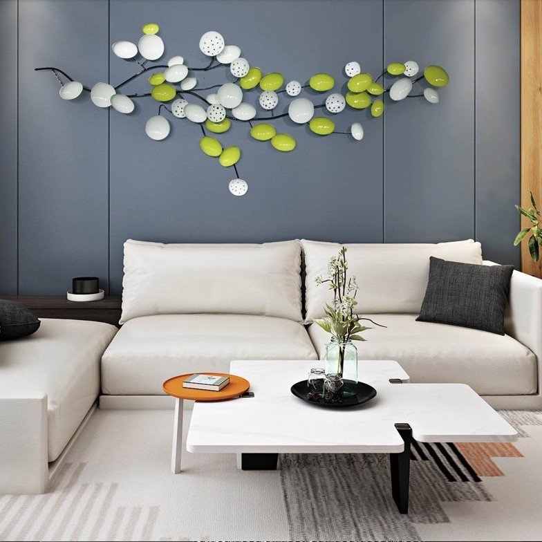 "Harmony" Floral Motif 3D Metal Wall Art