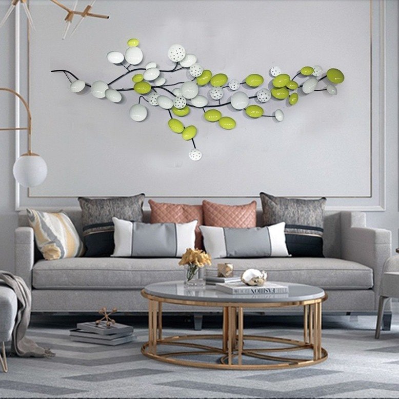 "Harmony" Floral Motif 3D Metal Wall Art - Image 3