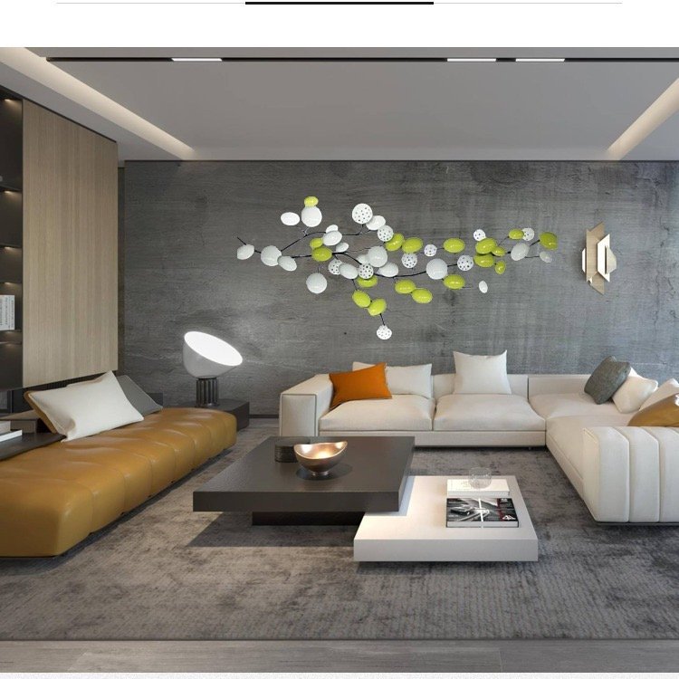 "Harmony" Floral Motif 3D Metal Wall Art - Image 6