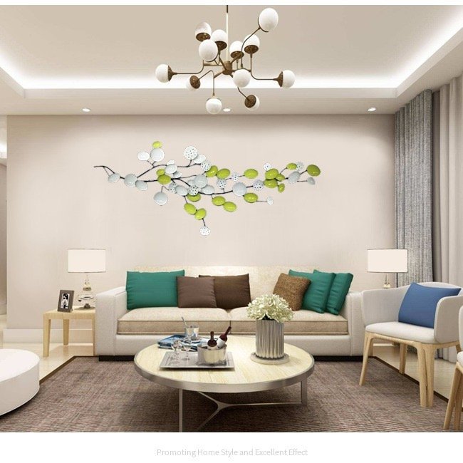 "Harmony" Floral Motif 3D Metal Wall Art - Image 7