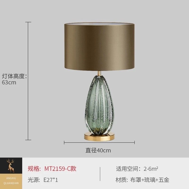 Creative Colored Glaze Table Lamp – Artisan Craftsmanship for Refined Living - Image 11