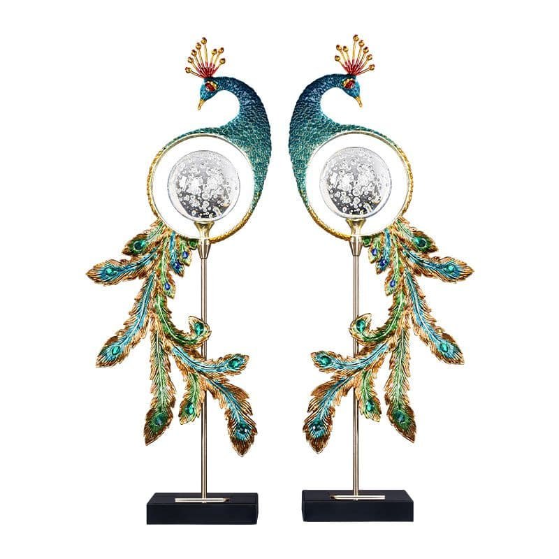 "Crystal Elegance" Peacock Pair Decor Set – Vibrant & Luxurious Home Accent - Image 6