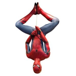 Life-Size 1.2M Spider-Man Statue – Iconic Upside-Down Pose