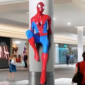 Life-Size Spider-Man Wall-Climbing Statue – Life-Size Marvel Display