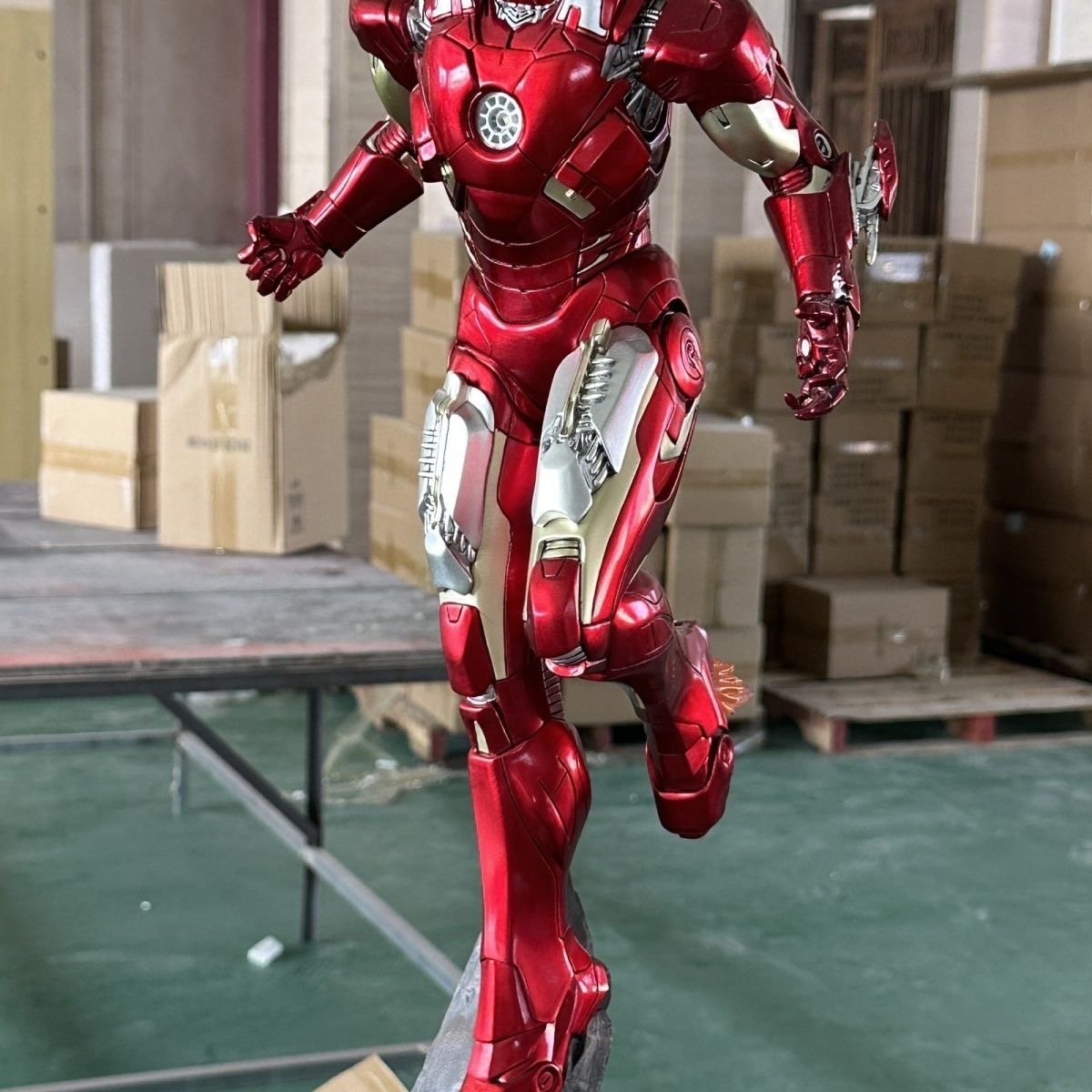105cm Iron Man MK7 Life-Size Statue – Heroic Flight Pose - Image 3