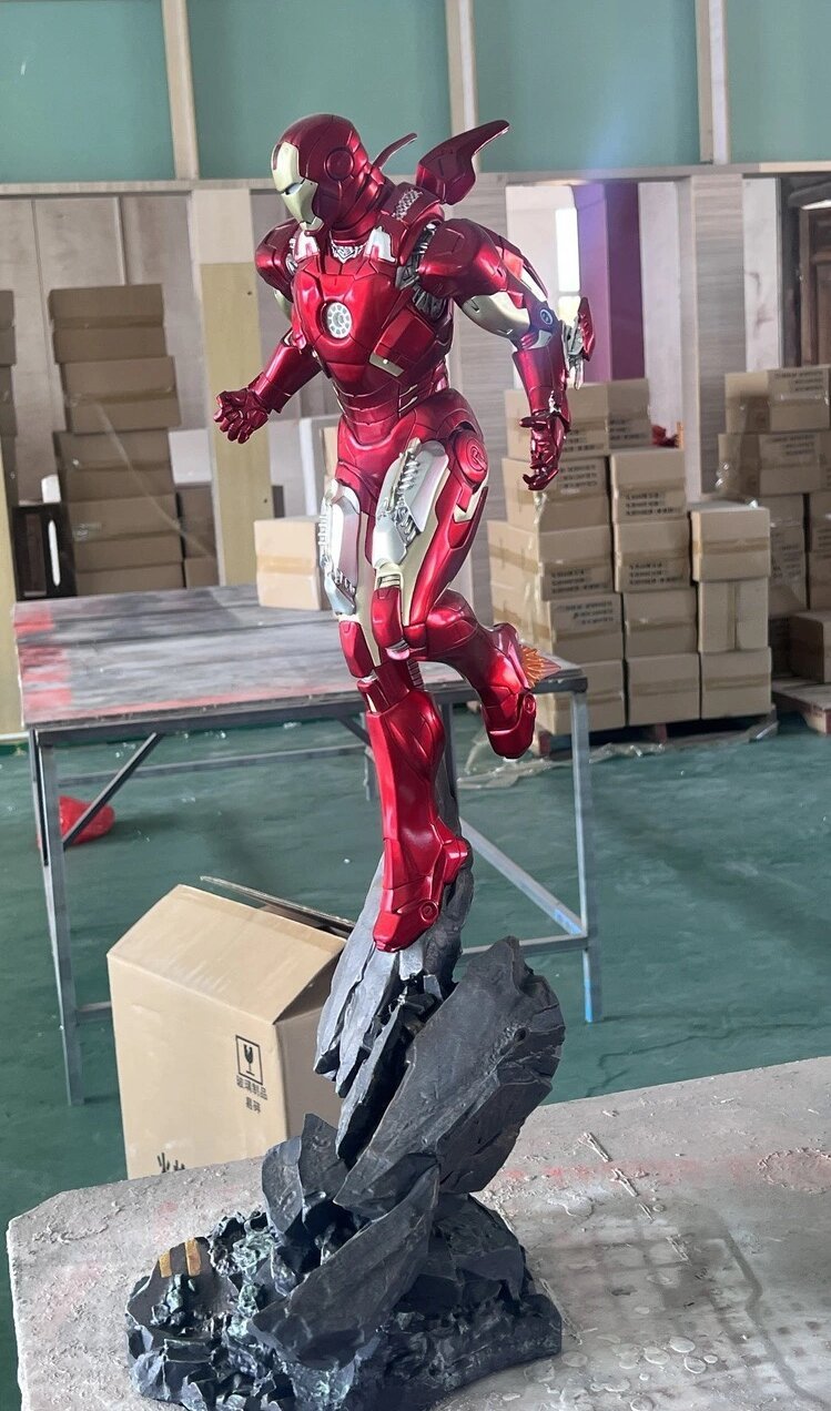 105cm Iron Man MK7 Life-Size Statue – Heroic Flight Pose - Image 6