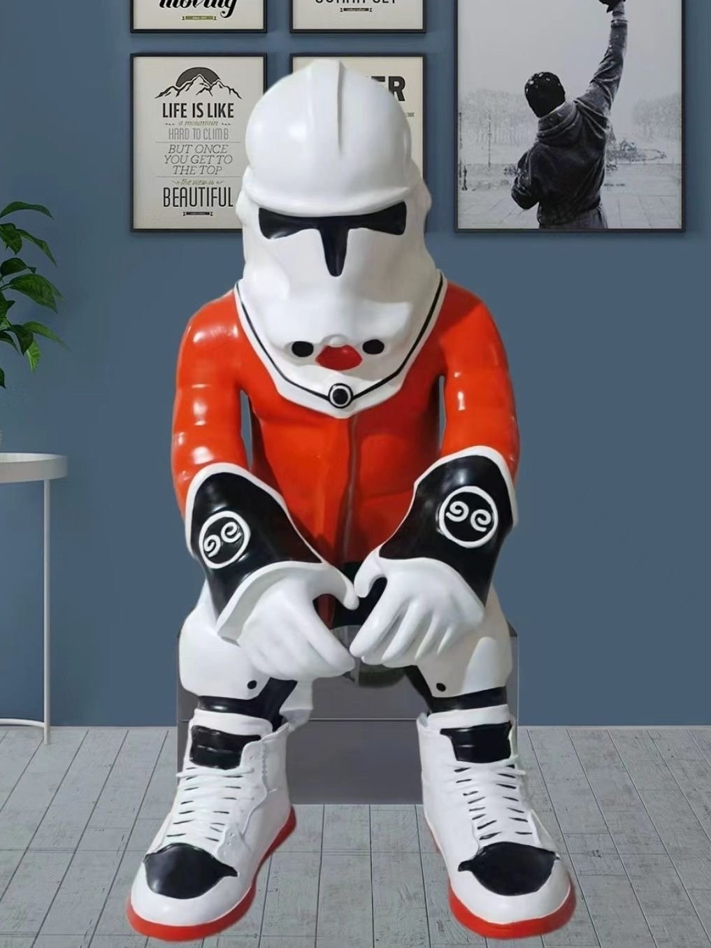 "Urban Trooper" Gucci x Stormtrooper Style Sculpture – Streetwear Reimagined - Image 5