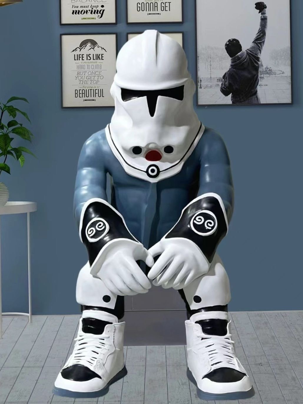 "Urban Trooper" Gucci x Stormtrooper Style Sculpture – Streetwear Reimagined - Image 6