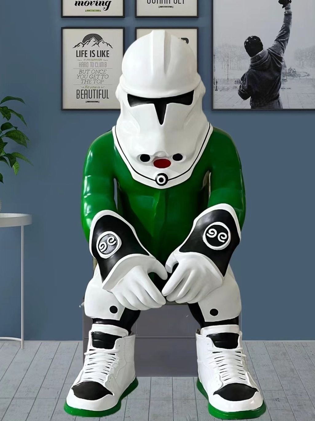 "Urban Trooper" Gucci x Stormtrooper Style Sculpture – Streetwear Reimagined - Image 7
