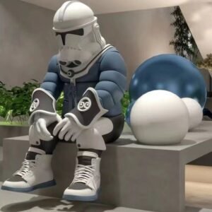 "Urban Trooper" Gucci x Stormtrooper Style Sculpture – Streetwear Reimagined