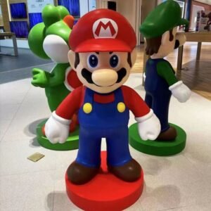 Super Mario Bros. Life-Size Statue Trio – Mario, Luigi & Yoshi