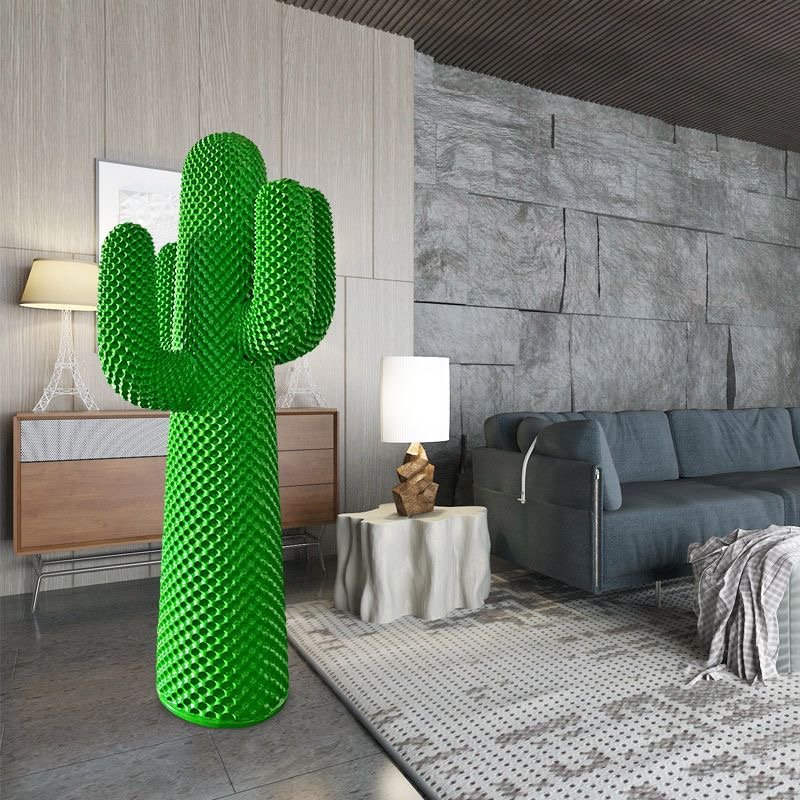 Cactus Coat Stand Decor with Pop Art Style - Image 7