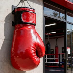 Giant Red Boxing Glove Wall Decoration